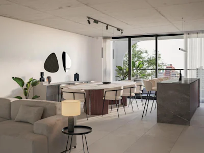 Departamentos de 1, 2 y 3 dormitorios con cochera y amenities en zona rio - Imagen 2