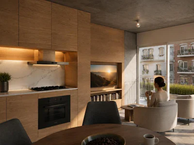 Departamentos de pisos exclusivos con 1 dormitorio en Parque España - Imagen 3