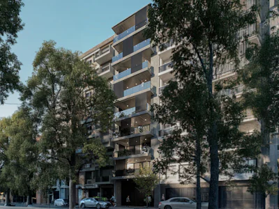 Departamento de piso exclusivo con 2 dormitorios y balcón con parrilla en zona río - Imagen 2