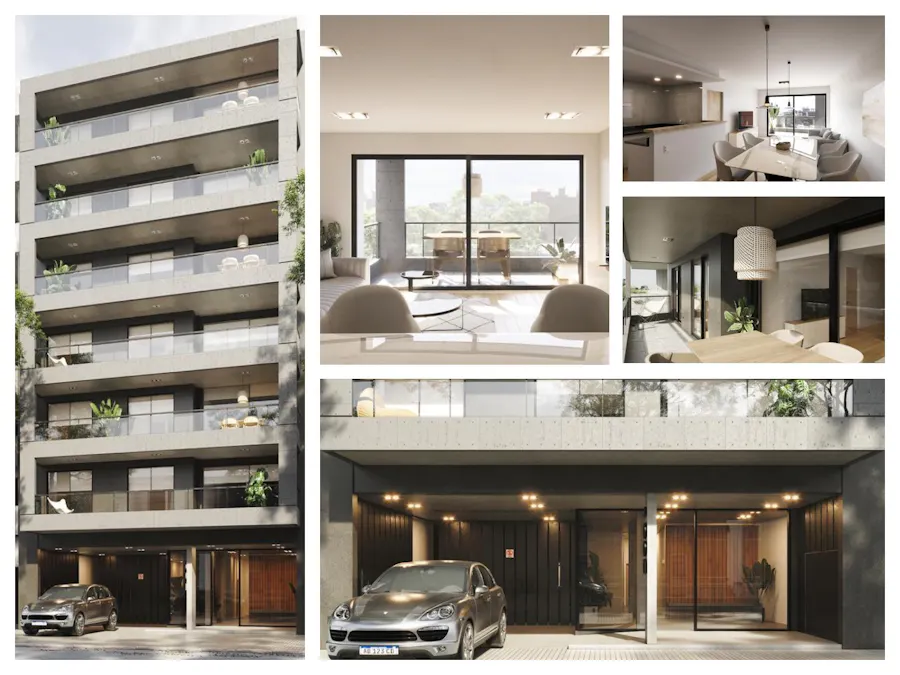 Departamentos de 2 y 3 dormitorios con radiadores y quincho común  - Imagen 1 de 8