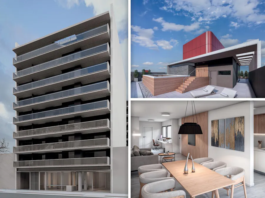 Edificio con 1, 2 y 3 dormitorios, radiadores y amenities - Imagen 1 de 22