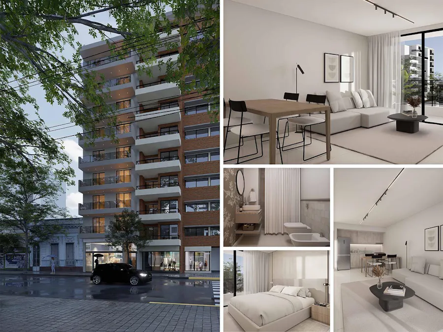 Departamentos de 1 dormitorio de calidad, ideal inversion - Imagen 1 de 10