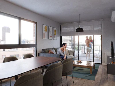 Departamentos de 1, 2 y 3 dormitorios con amenities en Lourdes - Imagen 2