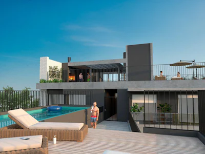 Departamentos de 1 y 2 dormitorios con amenities en Lourdes - Imagen 3