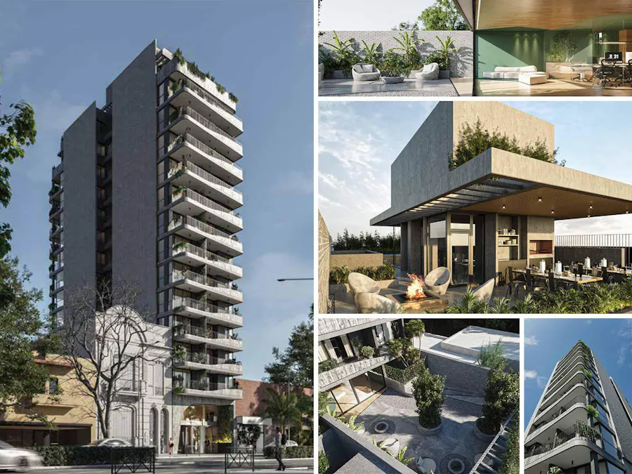 Departamentos de 1, 2 y 3 dormitorios con amenities sobre Av. Pellegrini - Imagen 1 de 13