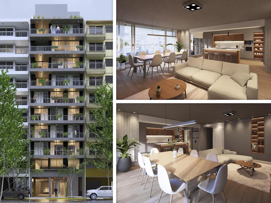 Departamentos de 2 y 3 dormitorios con radiadores y amenities - Imagen 1 de 18