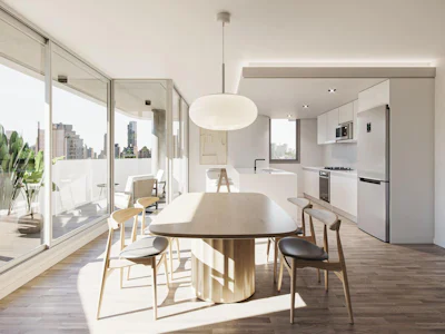 Departamentos de 1 y 2 dormitorios con radiadores y amenities en Lourdes - Imagen 3