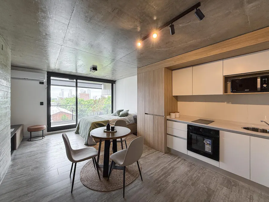 Departamento monoambiente a estrenar apto alquiler temporario - Imagen 1 de 9