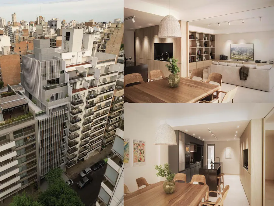 Departamento de 3 dormitorios con 3 baños, cochera y quincho común - Imagen 1 de 8