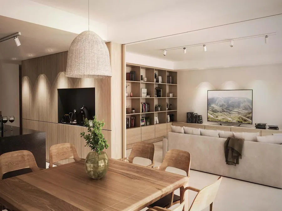 Departamento de 3 dormitorios al frente con balcón, cochera y quincho común - Imagen 1 de 8