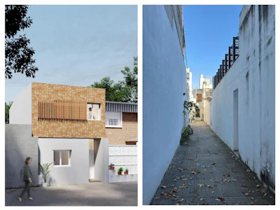 Casa de pasillo de 2 dormitorios más comodín, jardín y terraza en Pichincha - Imagen 3