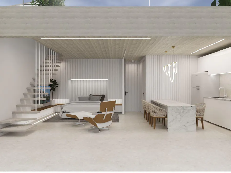 Departamento monoambiente con mega balcón y terraza exclusiva - Imagen 1 de 15