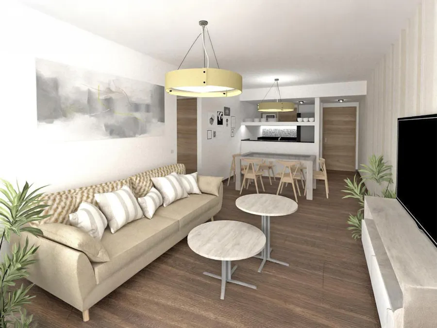 Departamento de 1 dormitorio con mega balcón y vista al río en Puerto Norte - Imagen 1 de 7