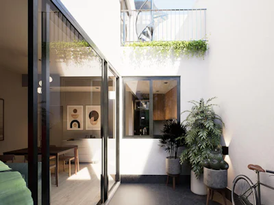 Casa de pasillo con 1 dormitorio, patio, terraza y parrillero a estrenar - Imagen 4