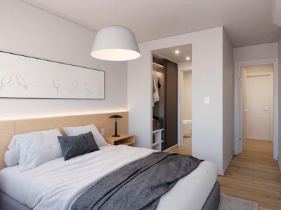 Departamento de 2 dormitorios con cochera y 2 baños en Lourdes - Imagen 3
